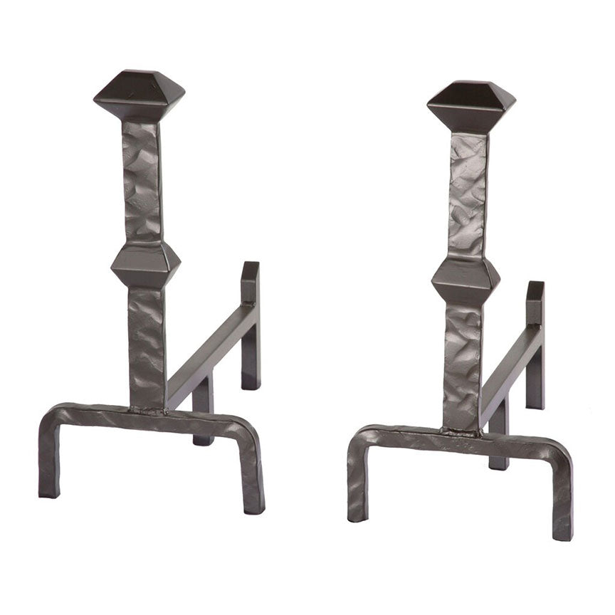 Forest Hill Andirons (Pair)-Iron Accents