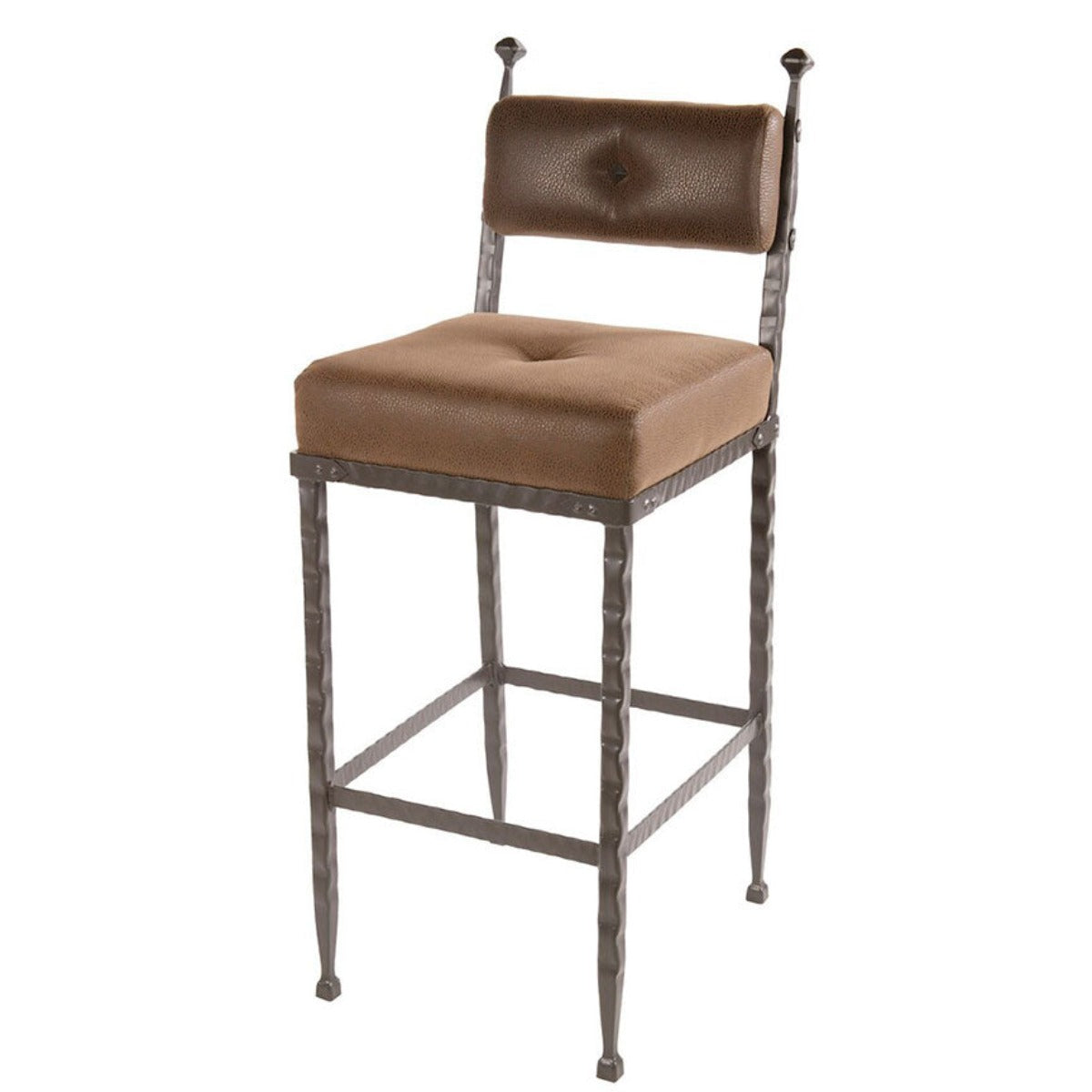 Forest Hill Bar Stool-Iron Accents