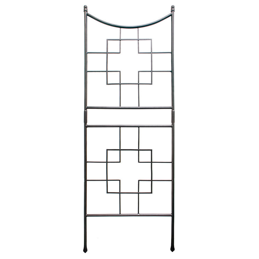 geometric plant trellis Achla Designs Square-on-Squares Trellis
