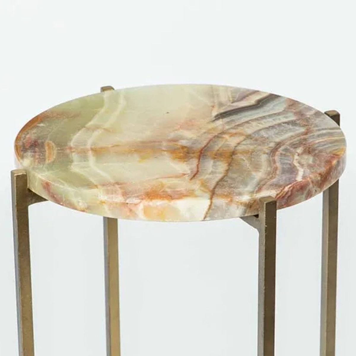 Green Talan Polished Onyx Table Top