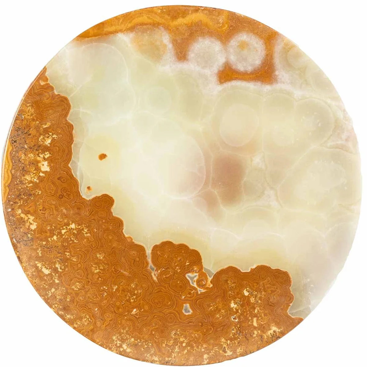 Green Talan Polished Onyx Table Top