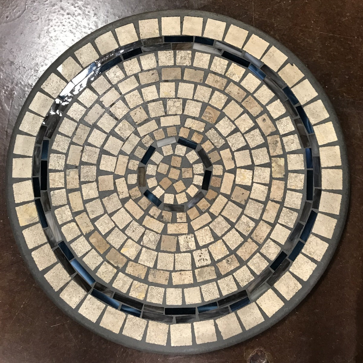 18" Slate Stone Mosaic Top
