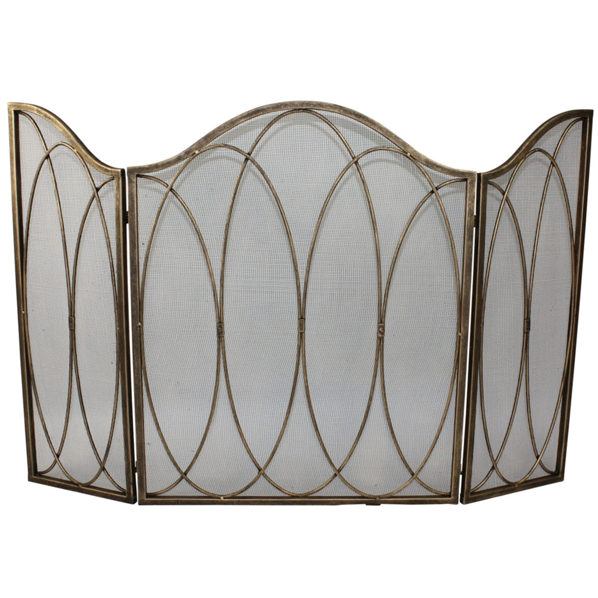 Interlaced Ovals Fireplace Screen