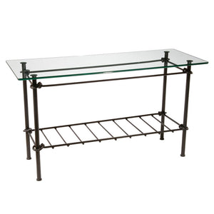 Knot Console Table-Iron Accents