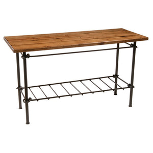 Knot Console Table-Iron Accents
