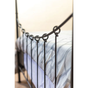 Knot Iron Canopy Bed-Iron Accents