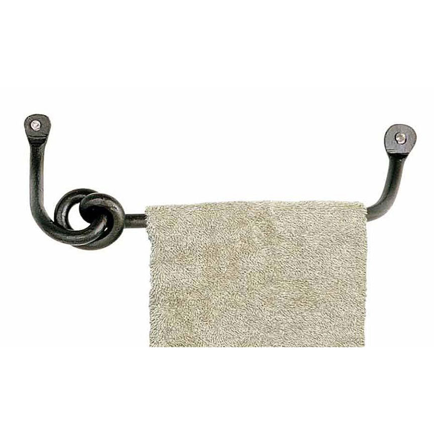 Knot Wrought Iron Towel Bars-Iron Accents