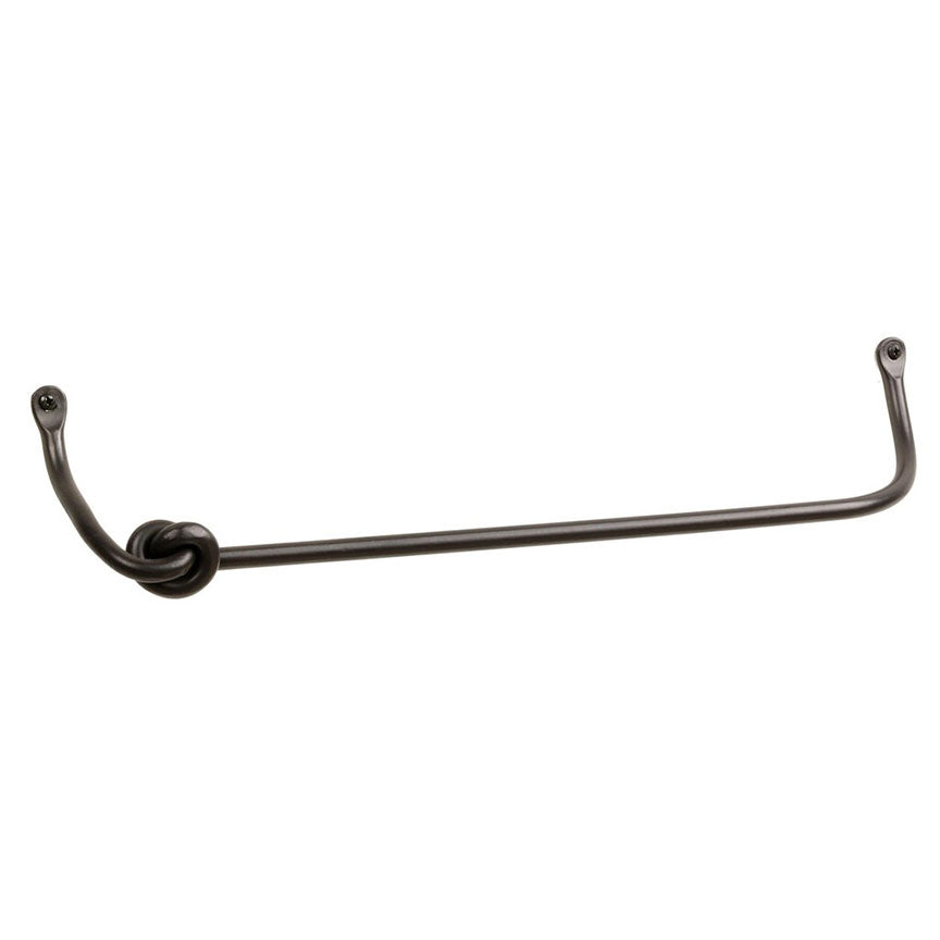Knot Wrought Iron Towel Bars-Iron Accents