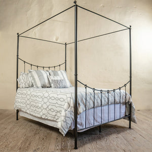 Knot Iron Canopy Bed
