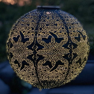 Round Marrakesh Lantern - Petrol