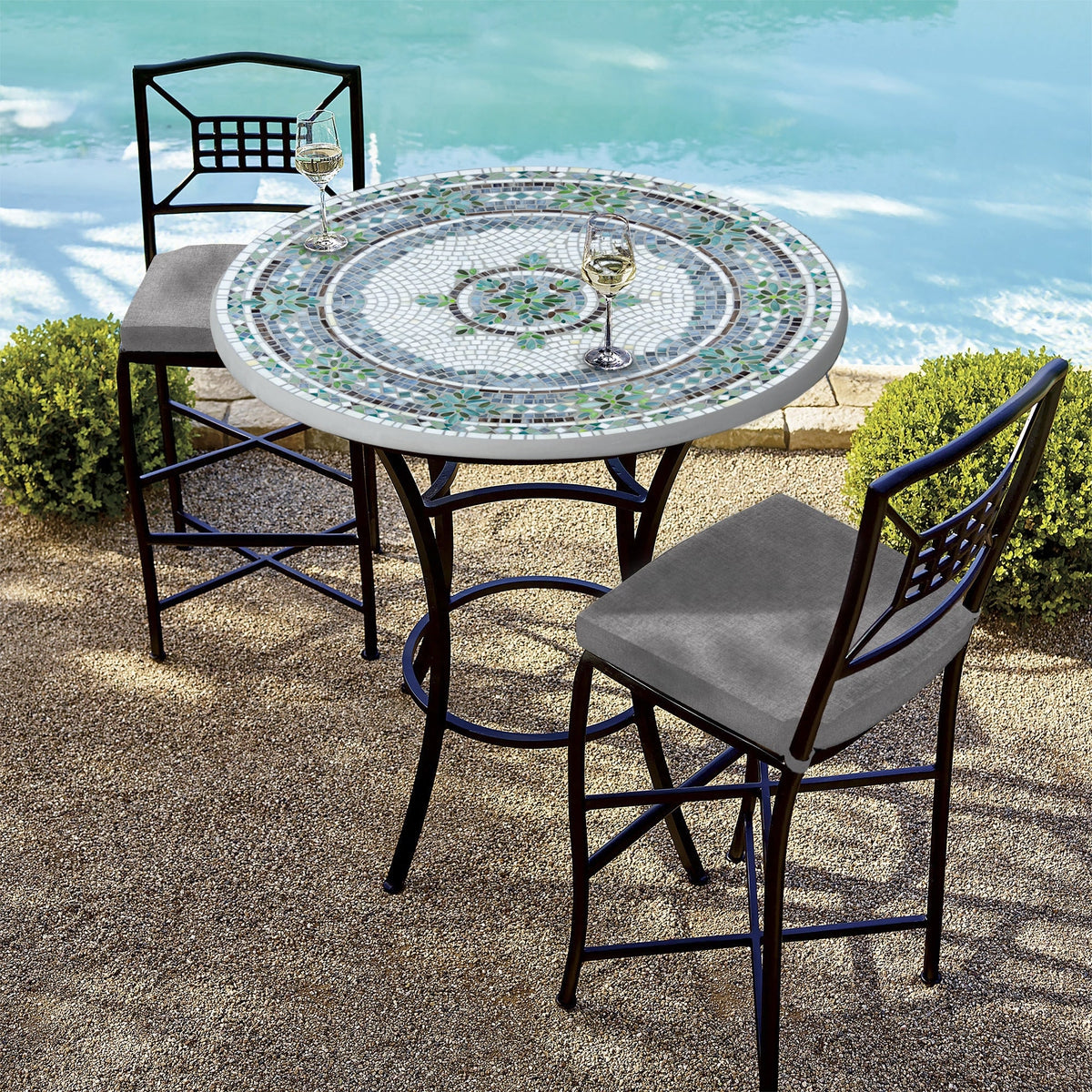 Miraval Mosaic High Dining Set