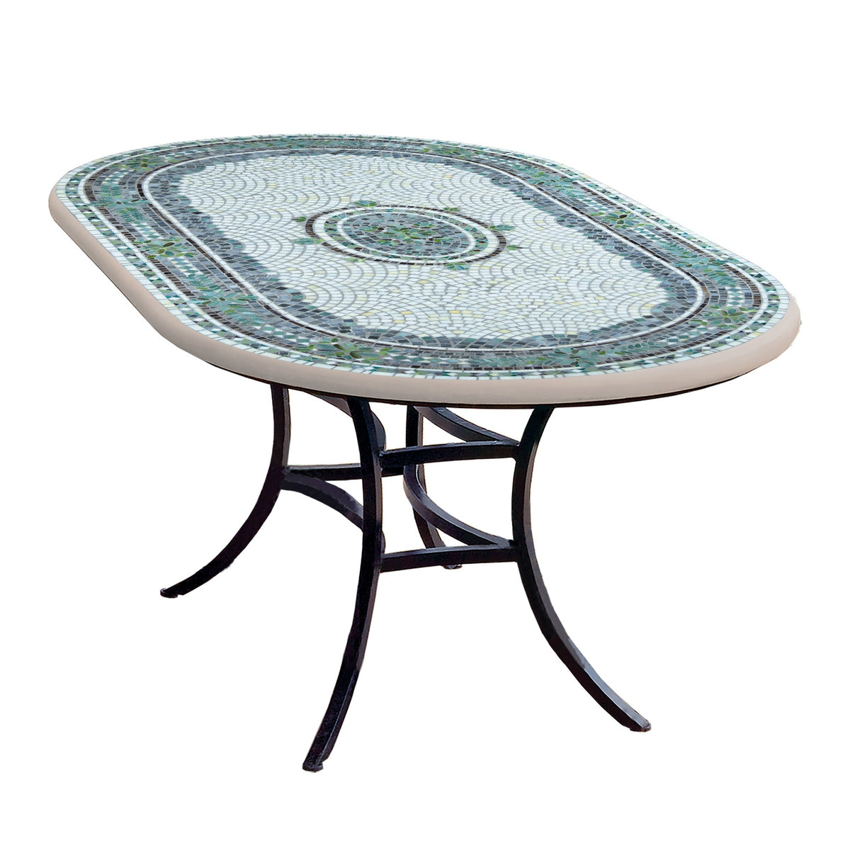 Miraval Mosaic Oval Bistro