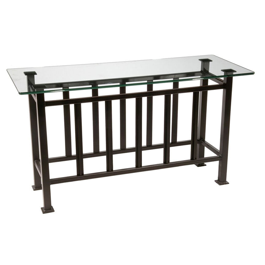 Mission Console Table-Iron Accents