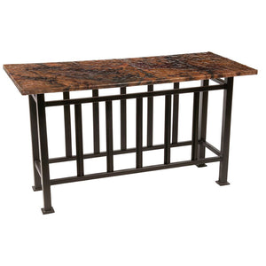 Mission Console Table-Iron Accents