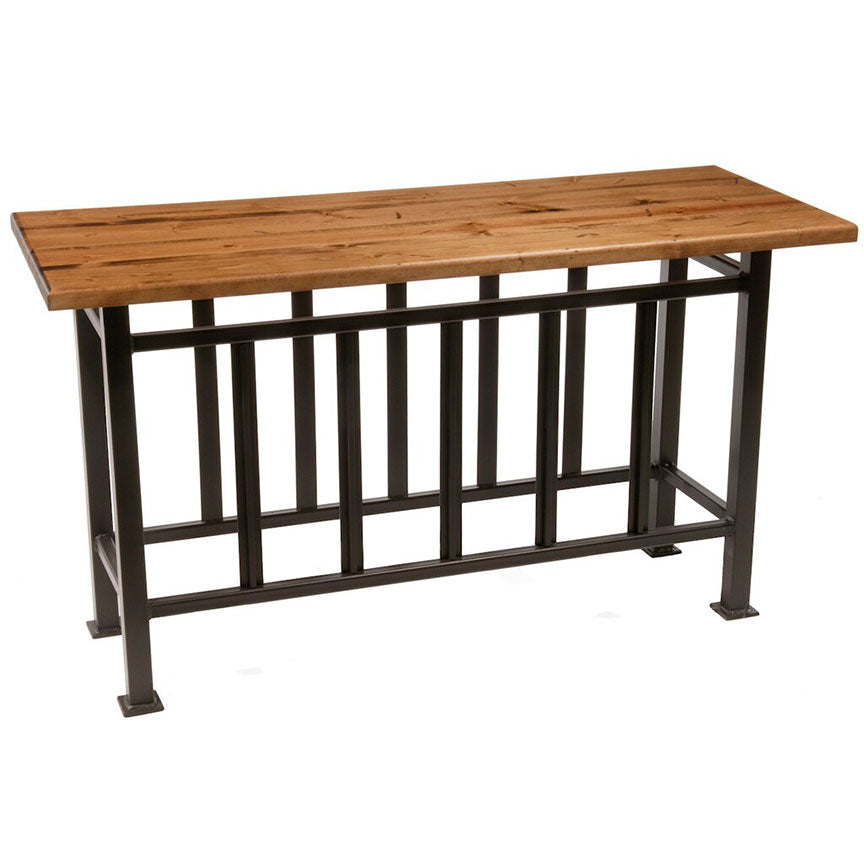 Mission Console Table-Iron Accents