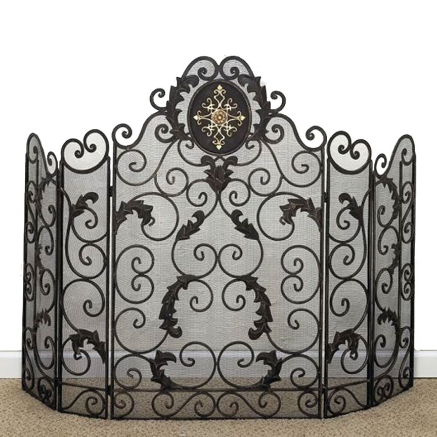 Monogram Curved Fireplace Screen
