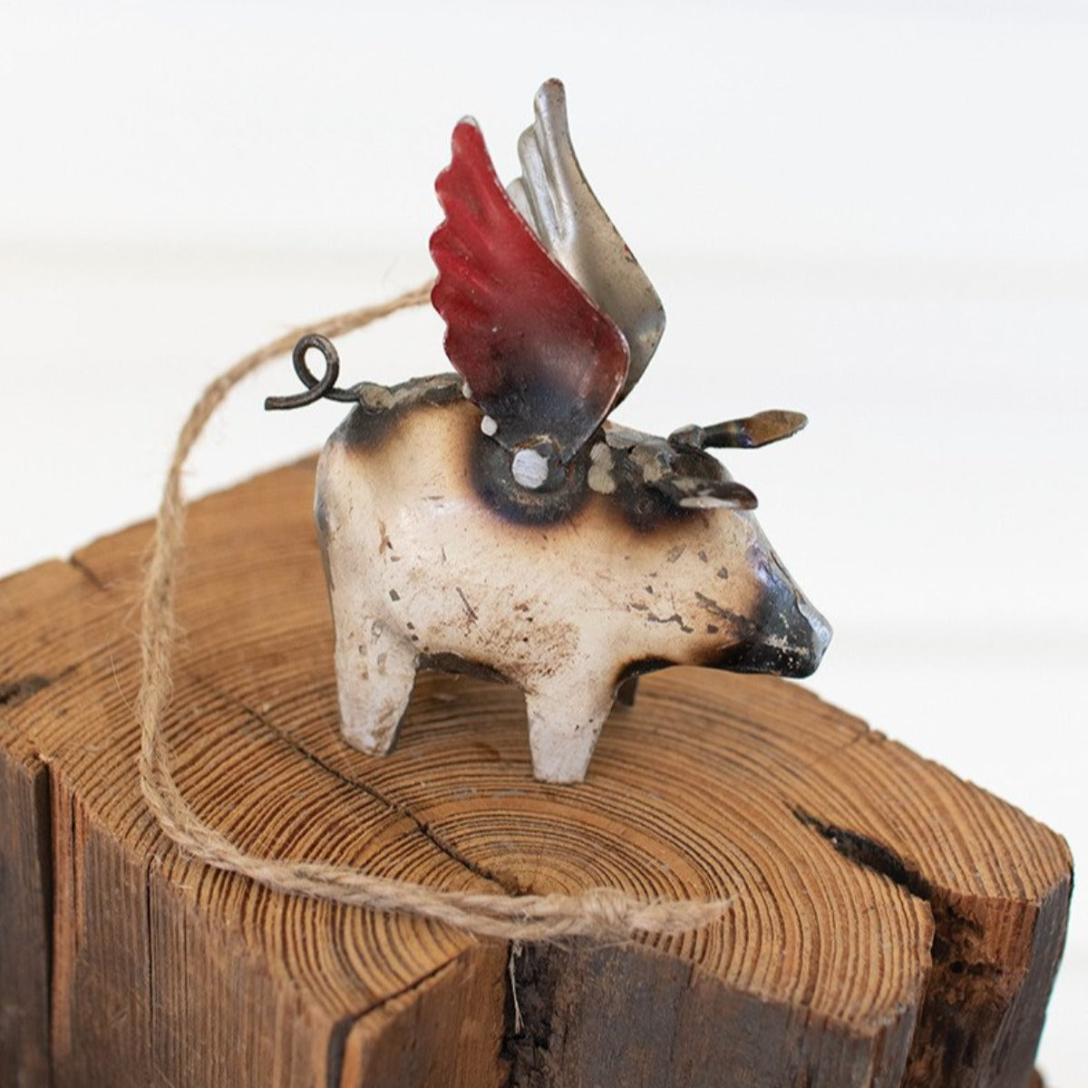 Flying Piglet Ornaments