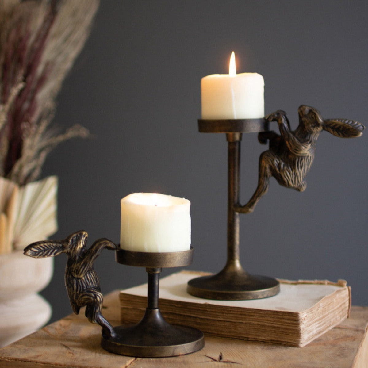 Hanging Rabbit Candle Holders