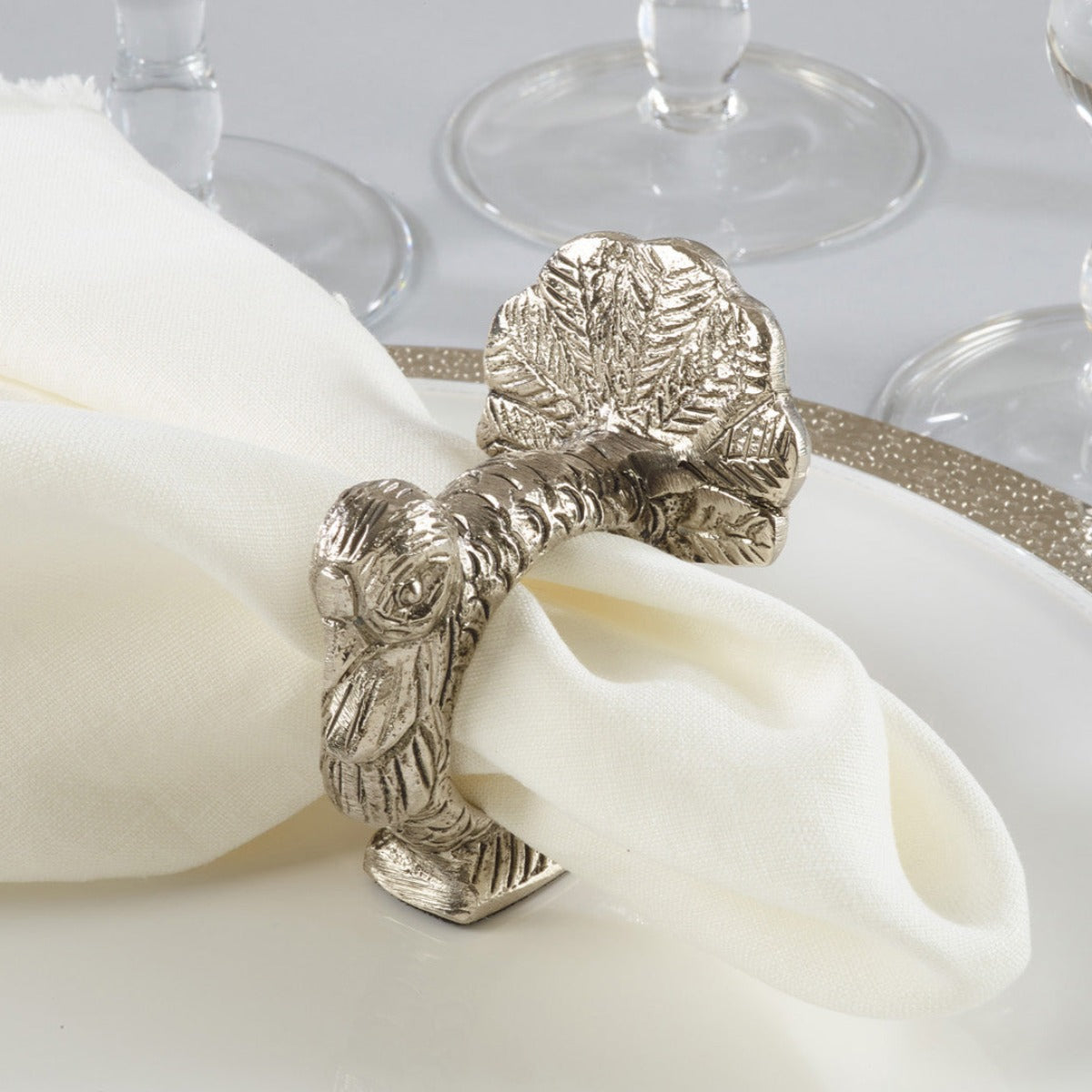 Turkey Napkin Ring Iron Accents