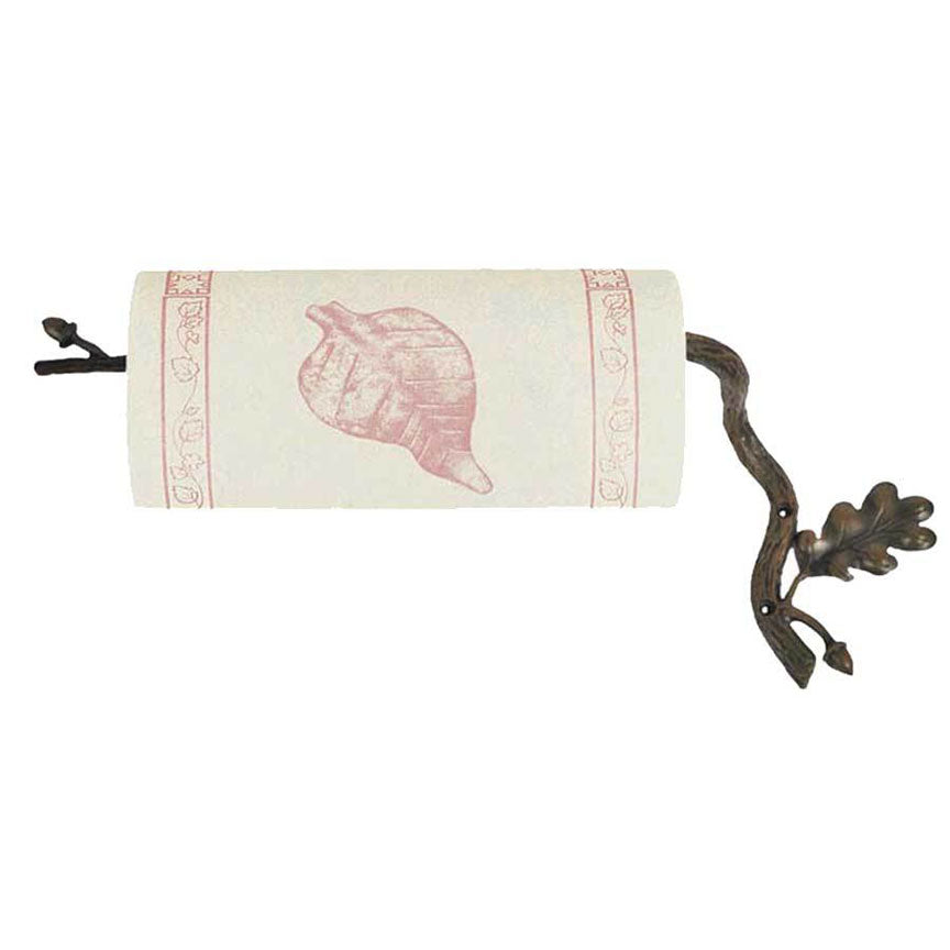 Oakdale Paper Towel Holder-Iron Accents
