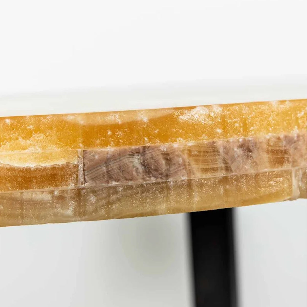 Orange Polished Onyx Table Top