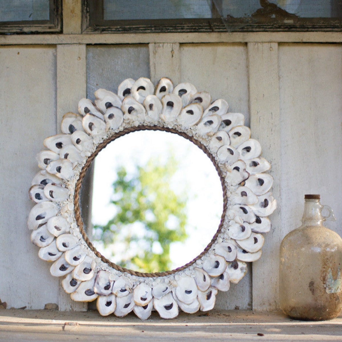 Moonbeam Oyster Shell Mirror