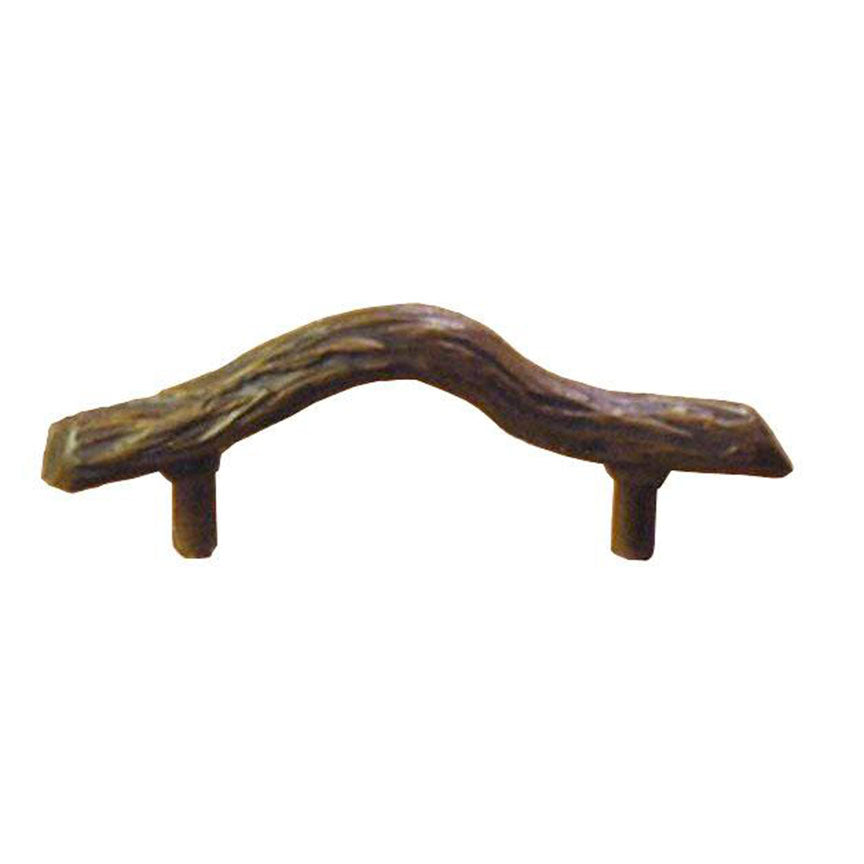 Pine Hand Forged Iron Pull-Iron Accents