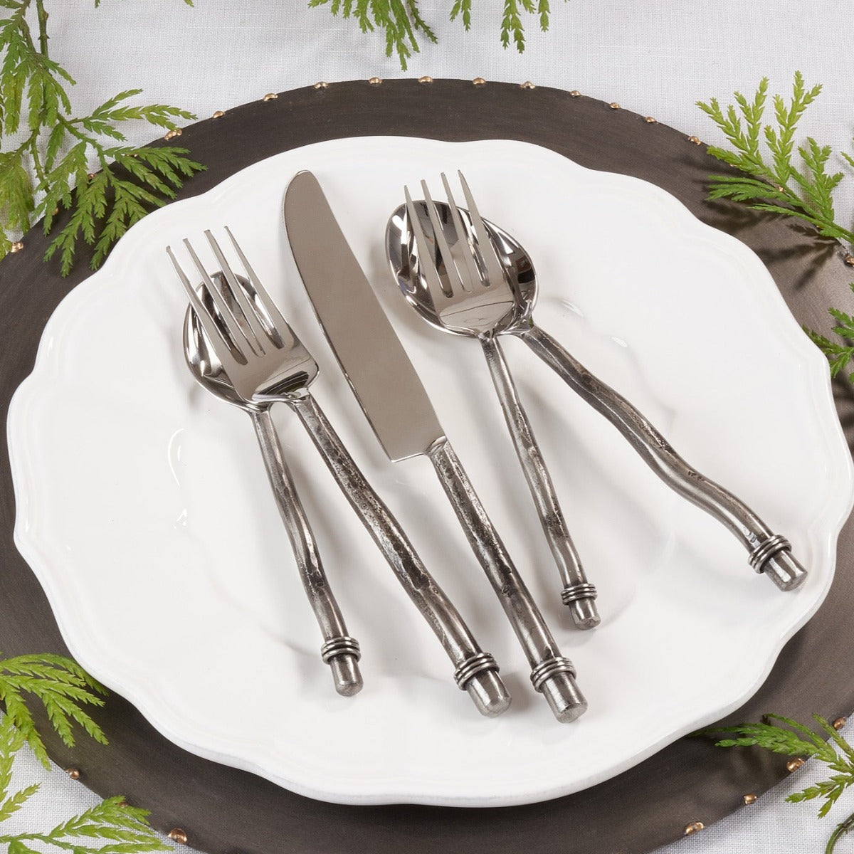 Wrapped Metal Flatware
