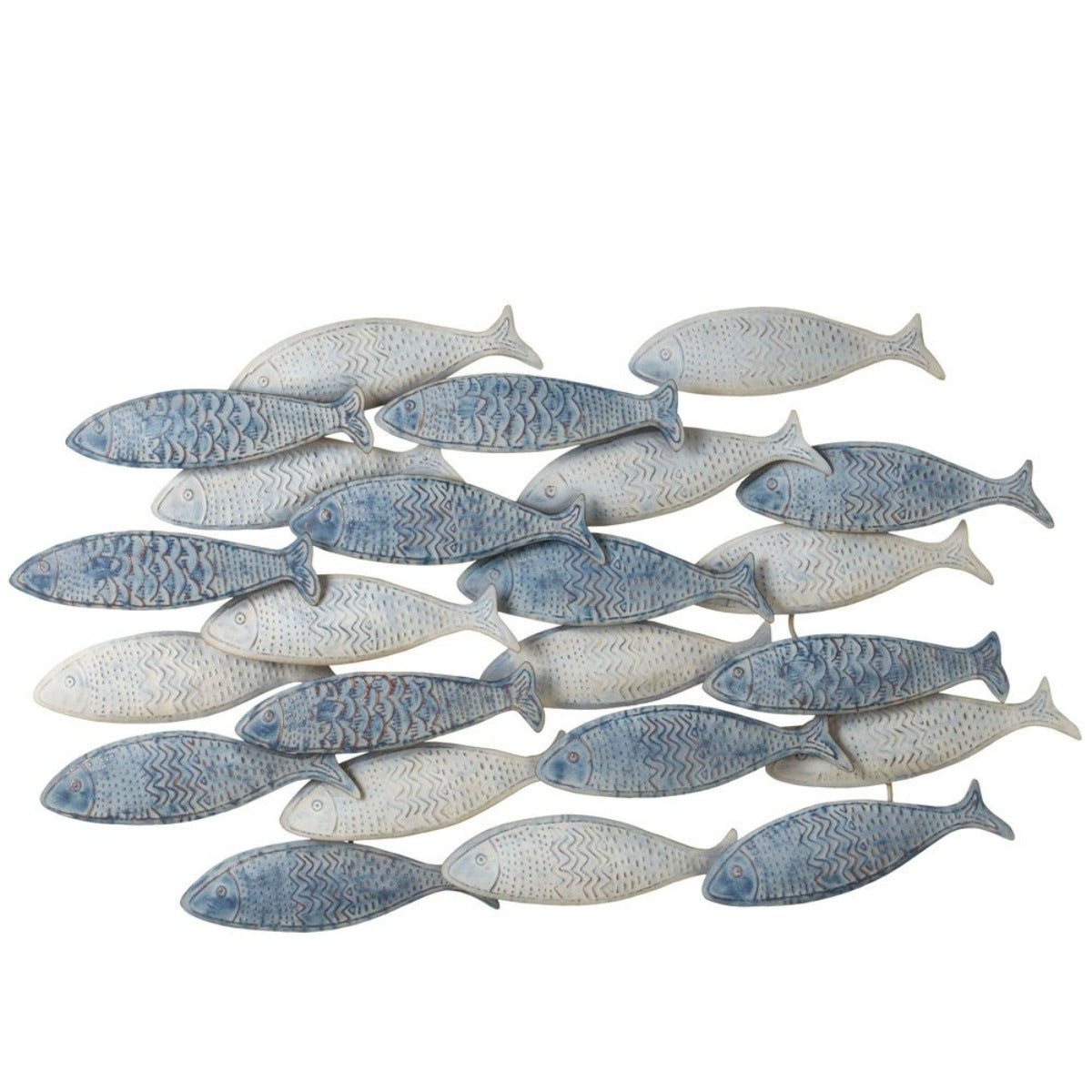 Layered Fish Wall Decor