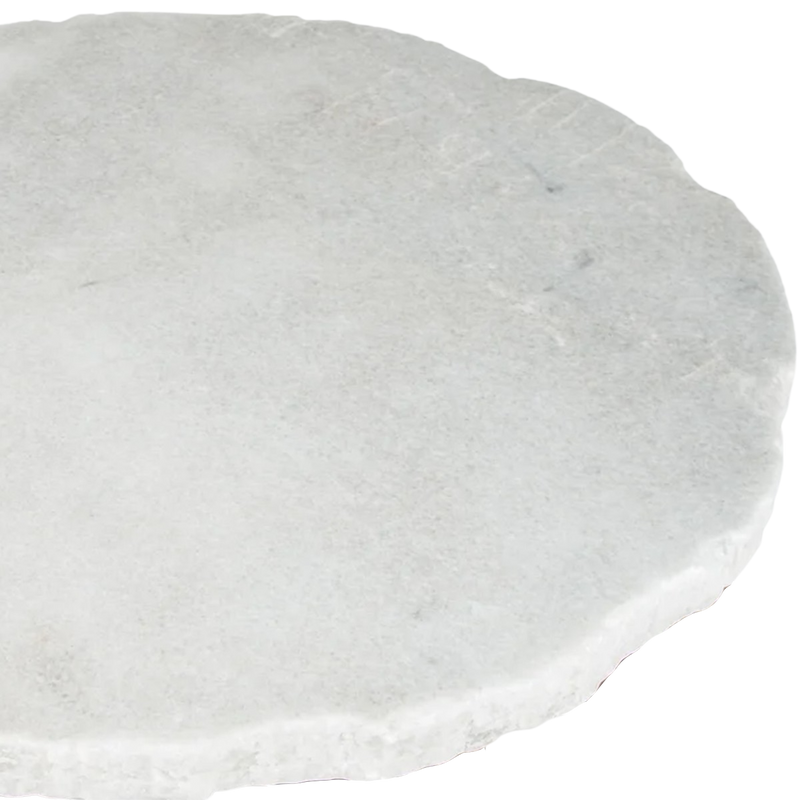 White Marble Table Tops Iron Accents