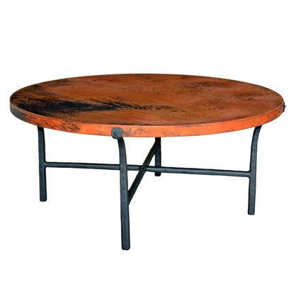 Cameron Coffee Table / Base -42"-Iron Accents
