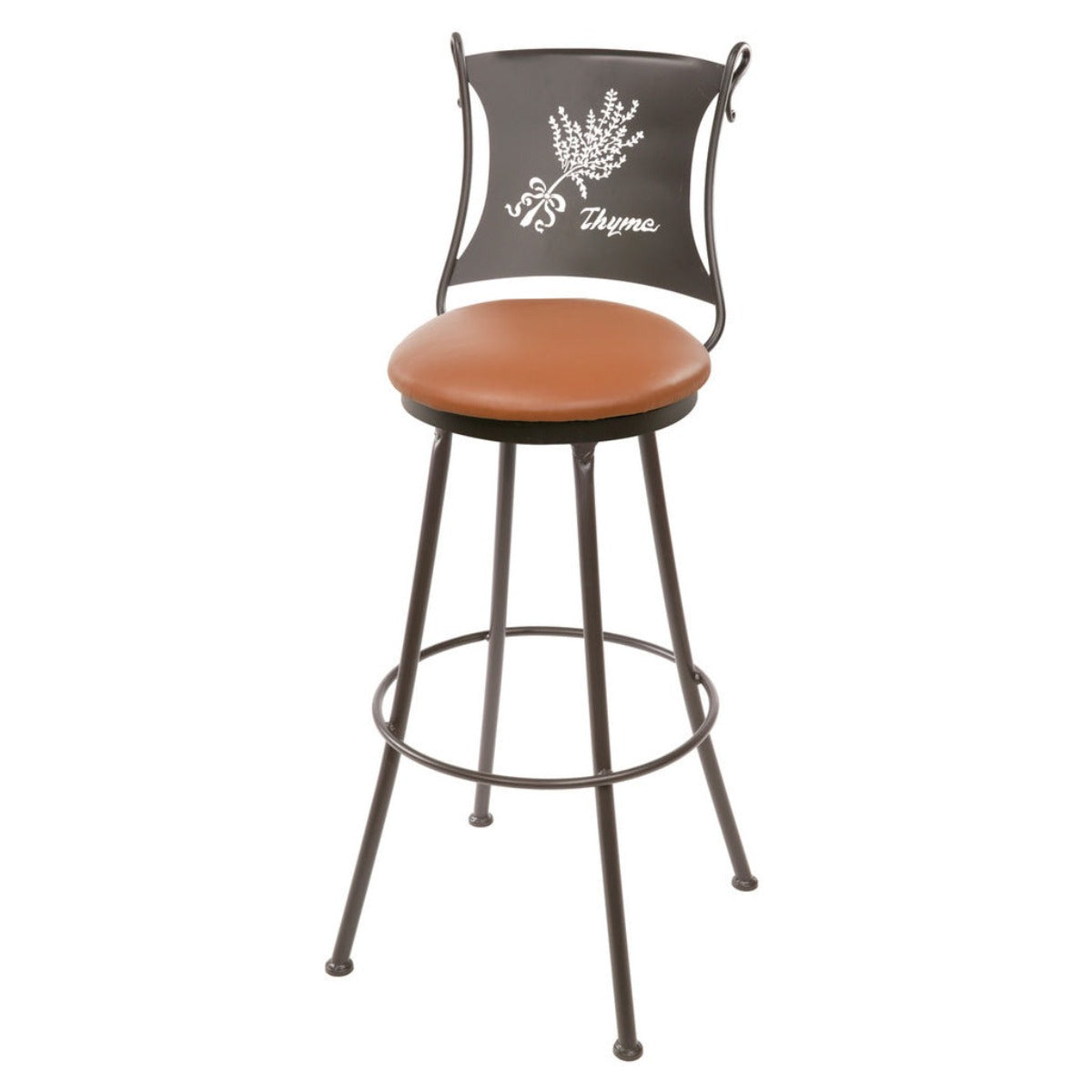 Thyme Wrought Iron Stool