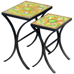 Umbria Mosaic Nesting Tables