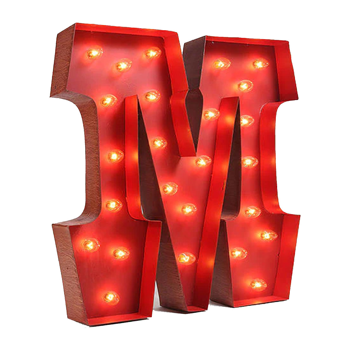 Lighted Marquee Letter - M