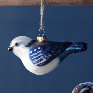 Glass Bluebird Ornaments