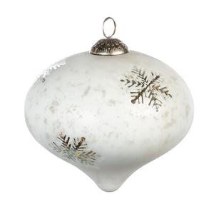 Frosted Snowflake Ornaments - Large