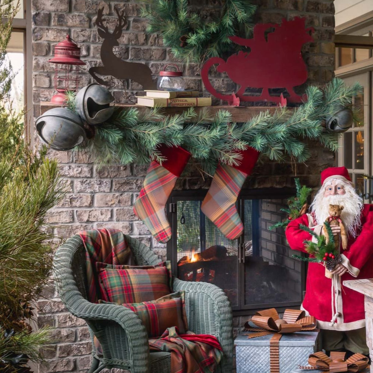 Weathered Tin Jingle Bells-Iron Accents