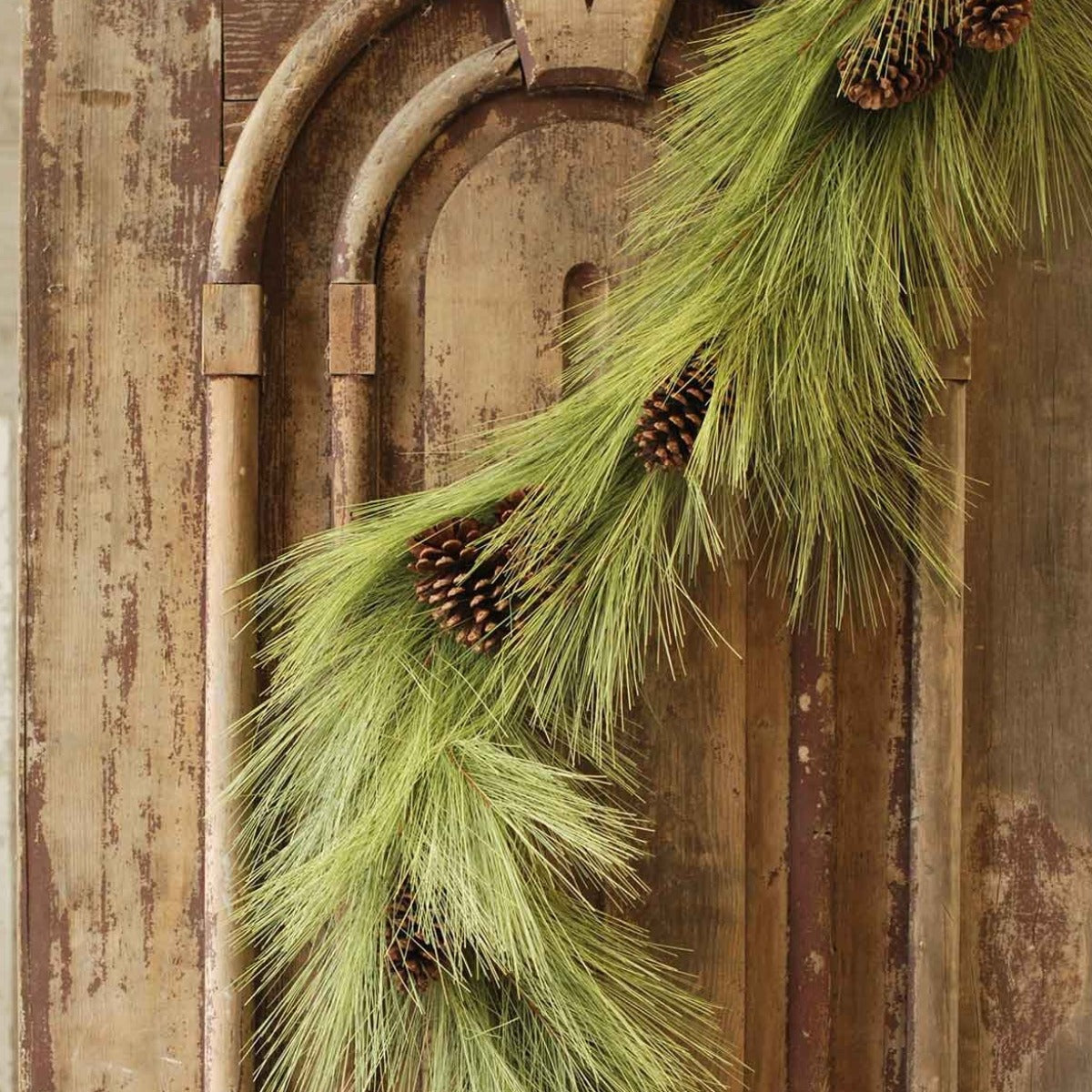 Long Needle Pine Garland - 6'-Iron Accents