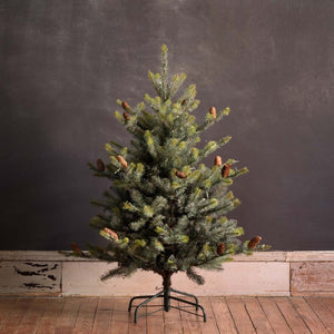 4.5' Park Hill Blue Spruce LED-Iron Accents