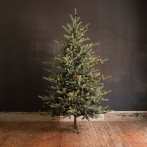 9' Park Hill Blue Spruce LED-Iron Accents
