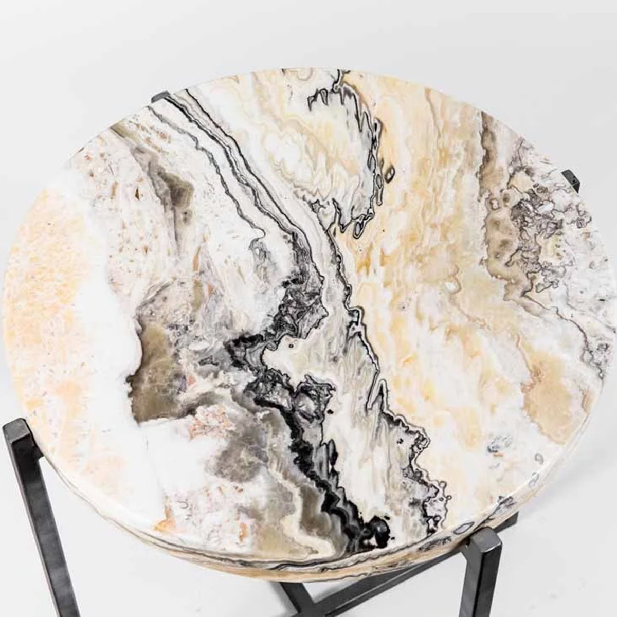 Zebra Polished Onyx Table Top