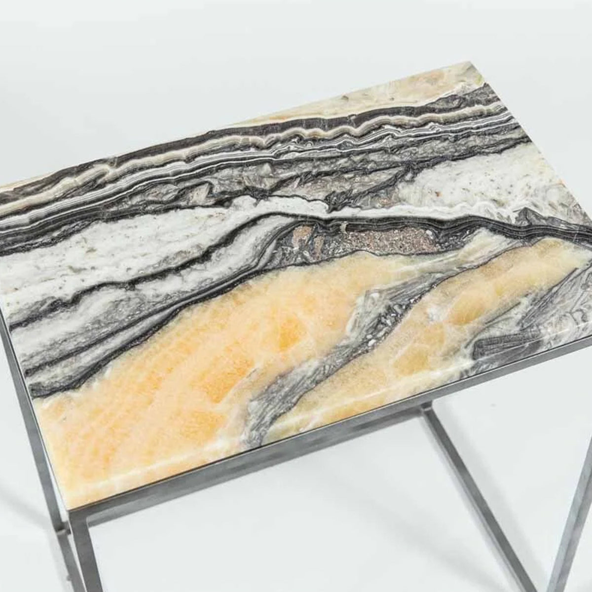 Zebra Polished Onyx Table Top