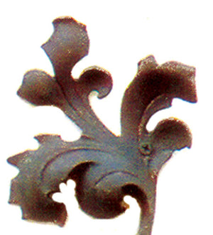 Acanthus Towel Hook-Iron Accents