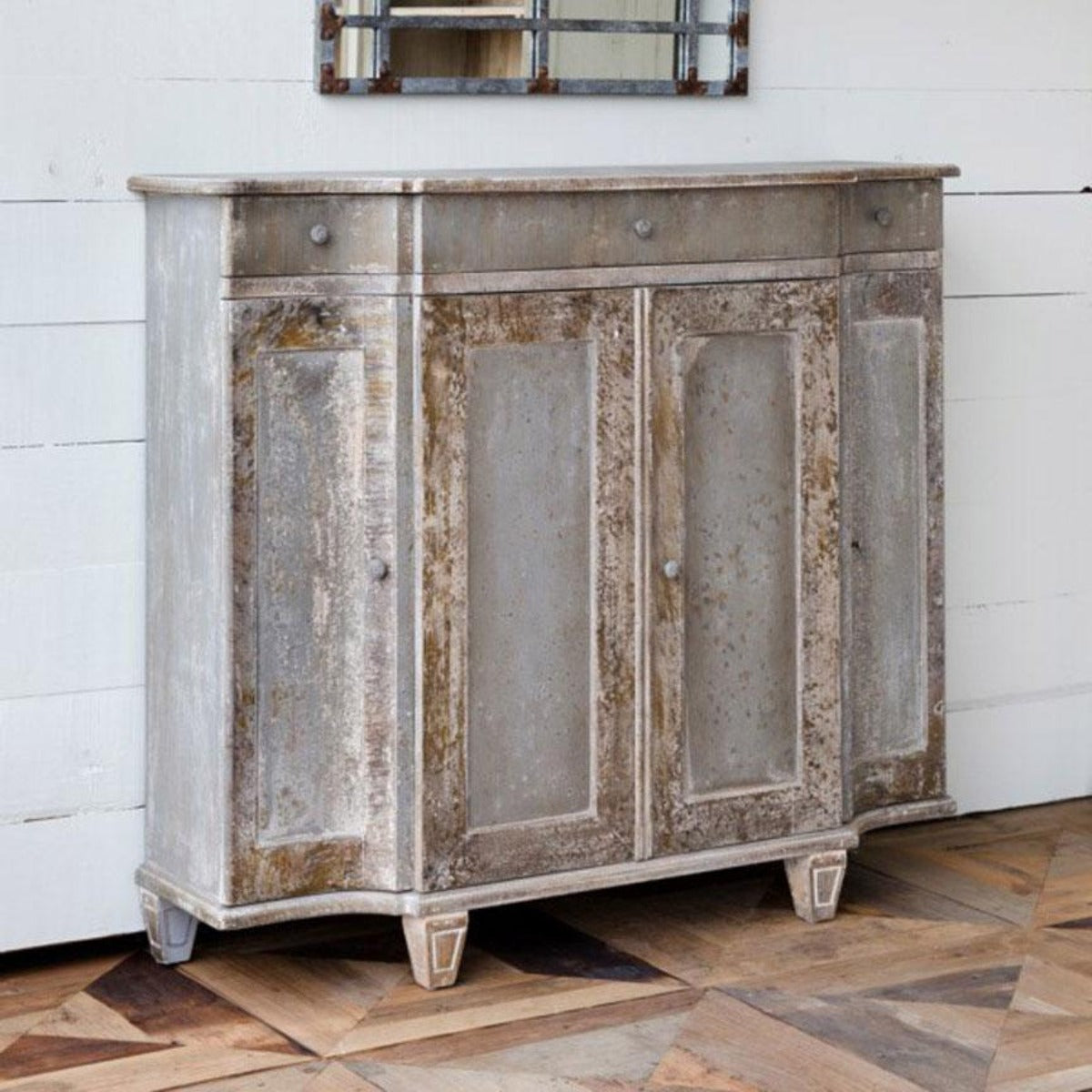 Aged Paint Townhouse Console