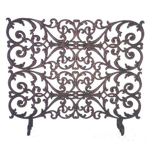 Alexandria French Fire Screen-Iron Accents