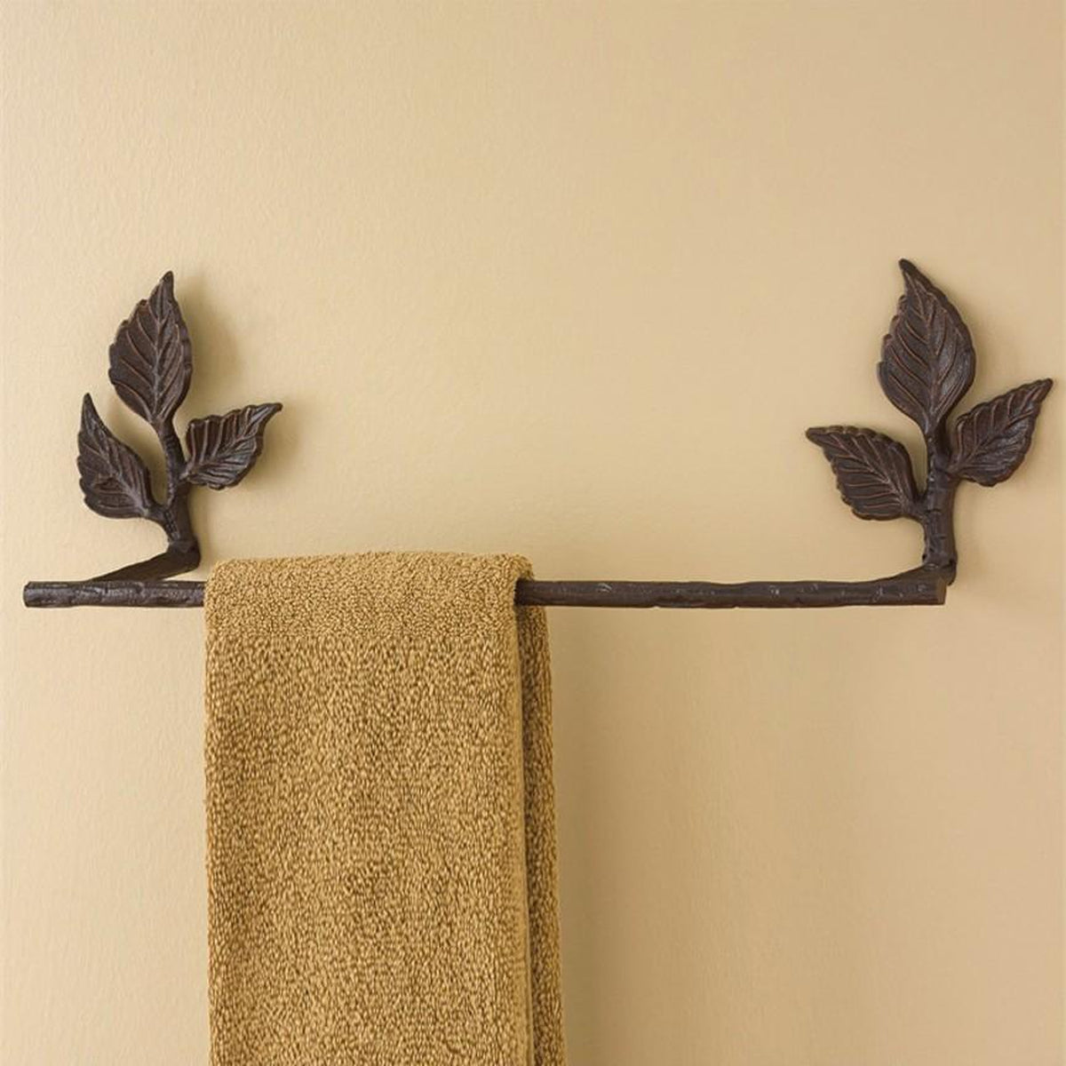 Birchwood Towel Bar - 16"-Iron Accents