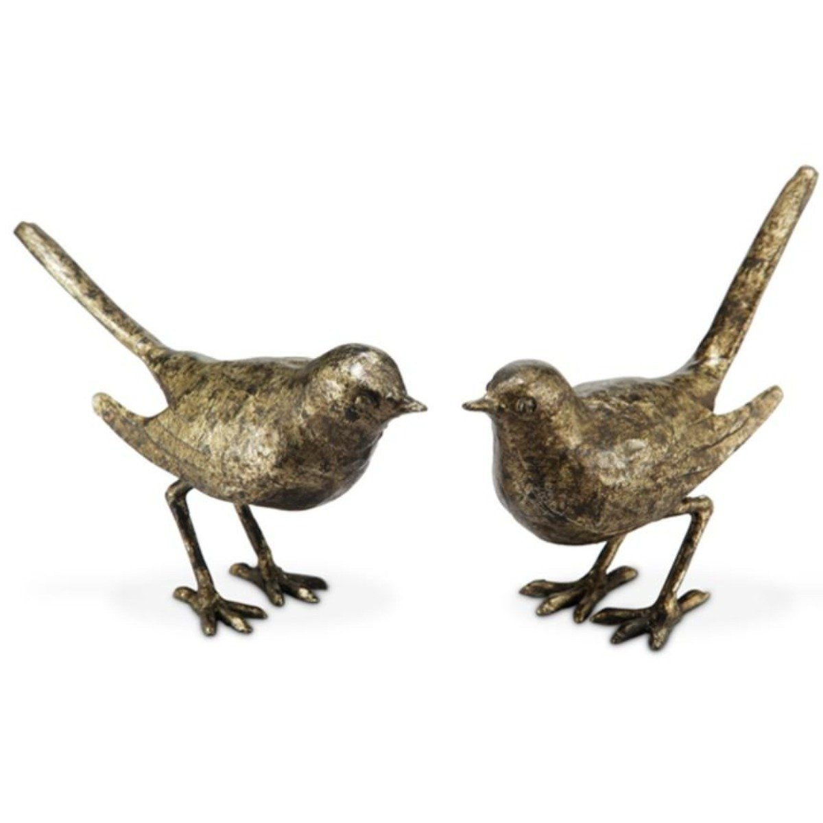 Bird Statues (Pair)-Decor | Iron Accents
