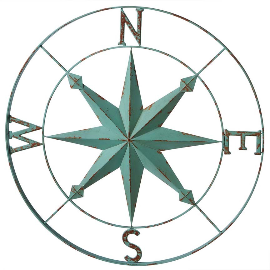 Waterside Wall Plaque-Iron Accents