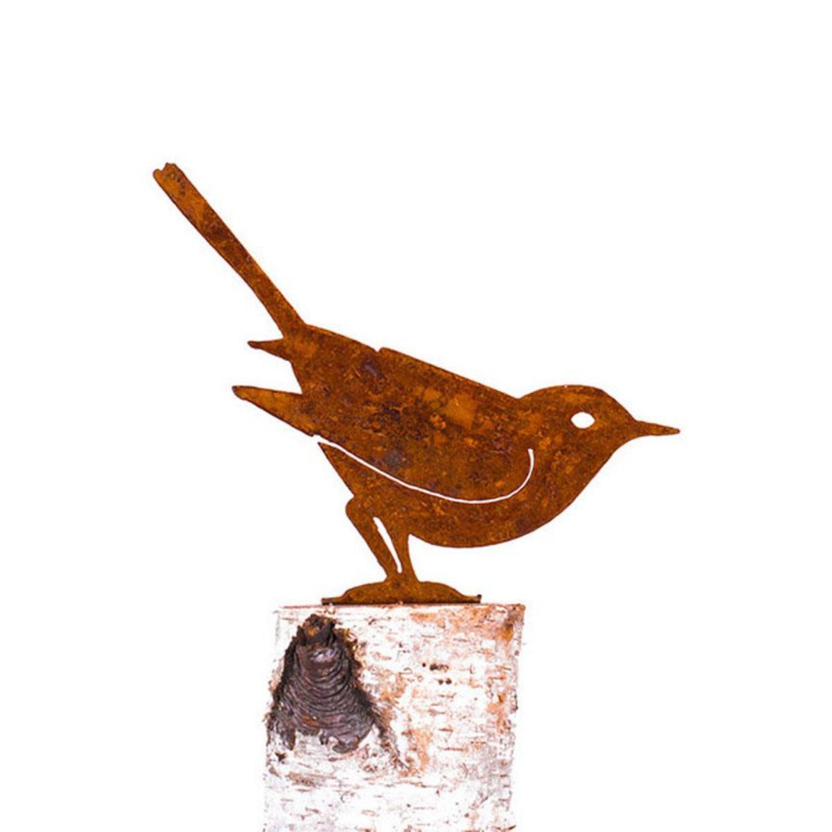 Brown Thrasher Garden Art-Iron Accents
