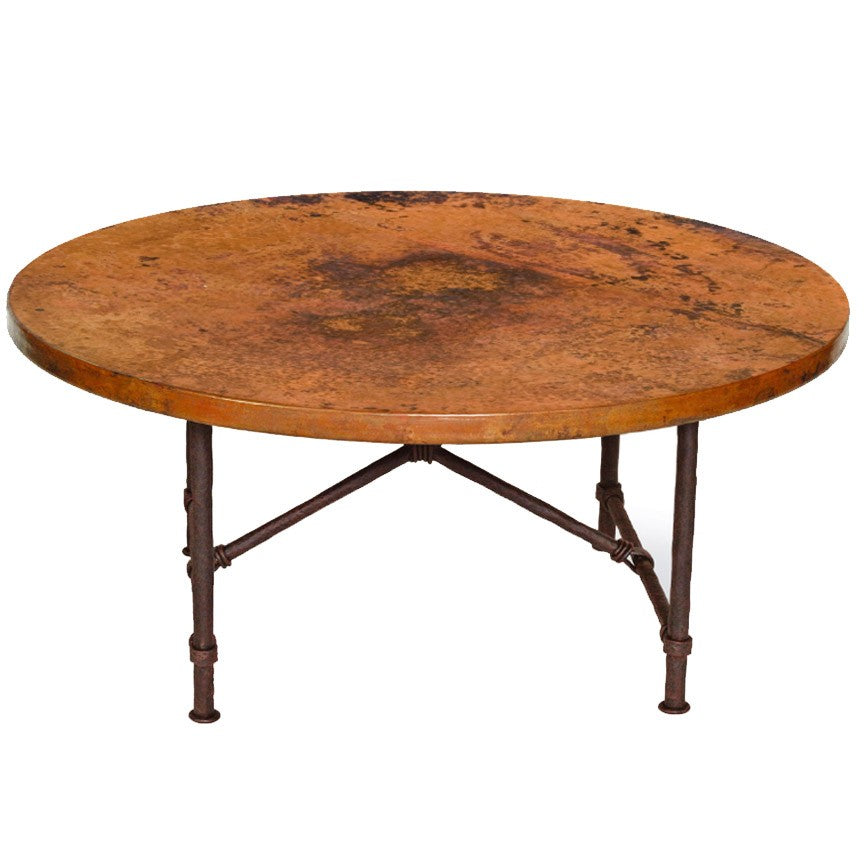 Burlington Coffee Table / Base -42"-Iron Accents